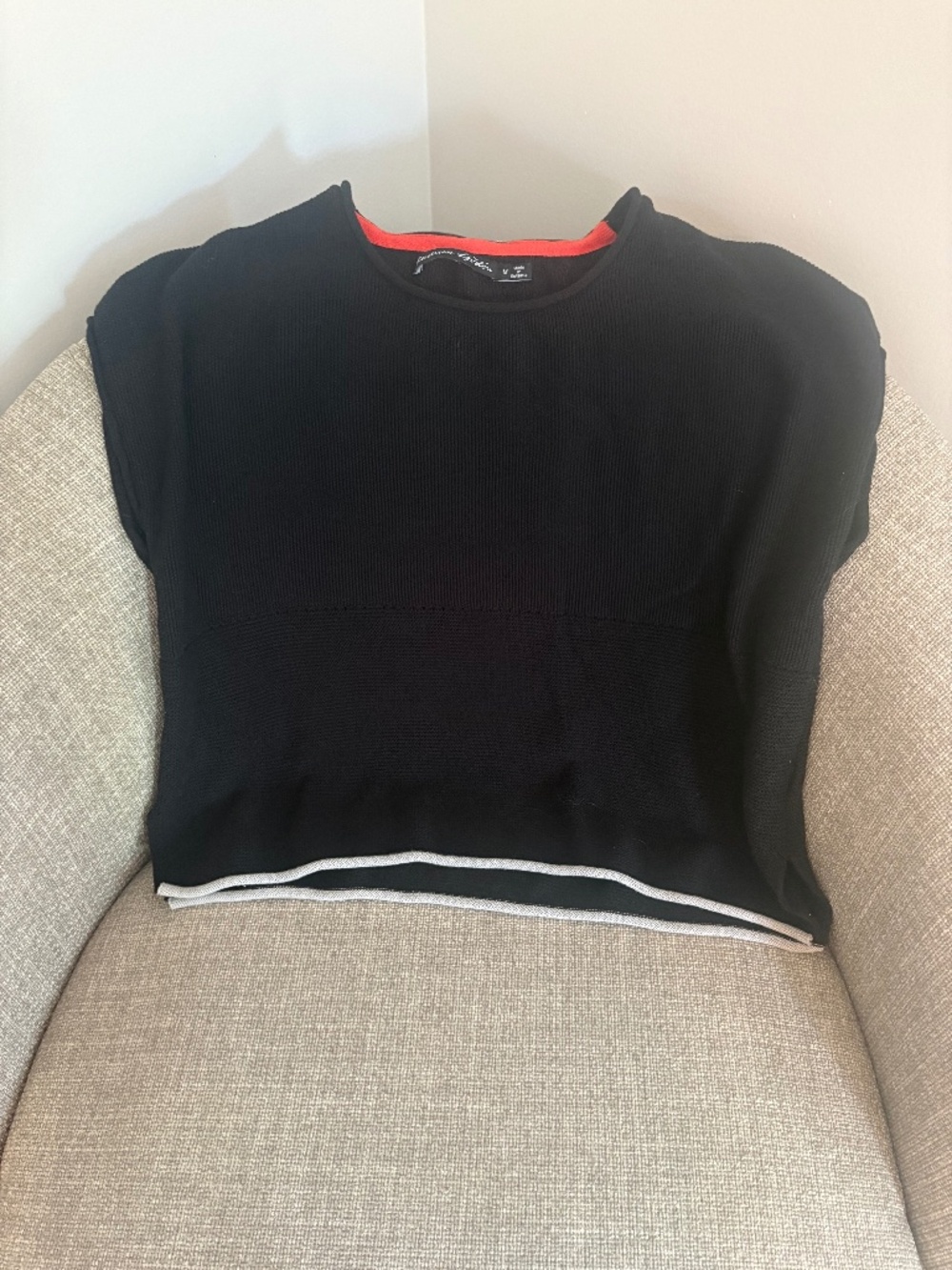 Gudrun Sjoden Black Cotton Top